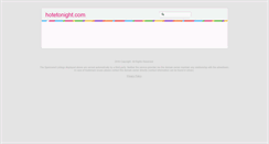 Desktop Screenshot of hotetonight.com